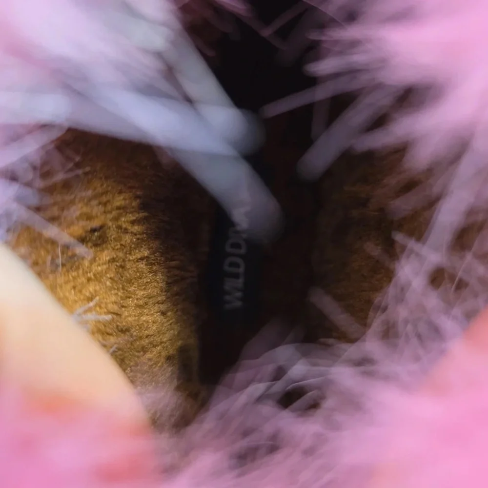 Wild Diva Pink Fuzzy Ankle Booties